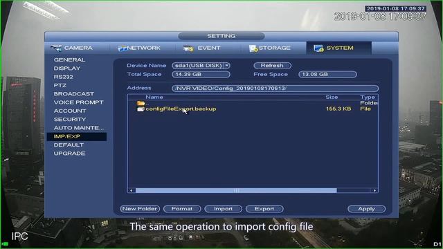 IP｜14. How to export or import the configuration files - Dahua смотреть онлайн