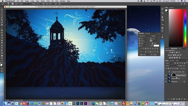 Changing Text On A Jpeg In Photoshop With Healing and Clone Brush смотреть онлайн