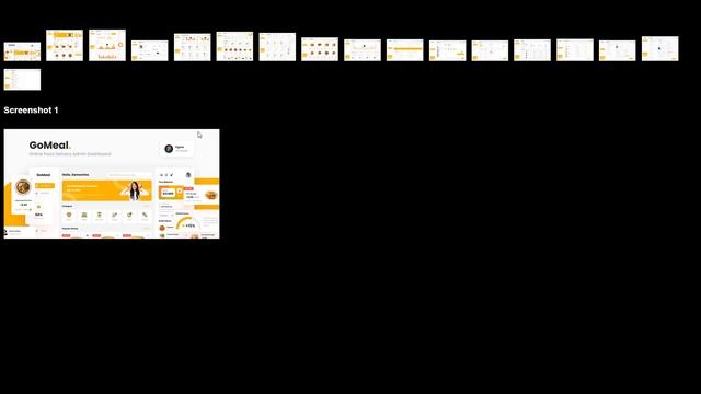 GoMeal - Online Food Delivery Admin Dashboard Figma food transaction смотреть онлайн