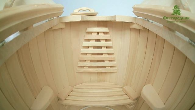 Кедровая бочка овальная со скосом смотреть онлайн