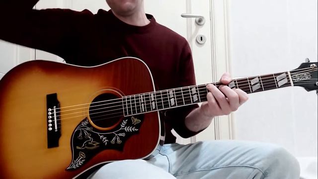 How To Play "HOW DOES IT FEEL" by SLADE | Acoustic Lesson Tutorial on a Lyle-W460 Hummingbird Copy смотреть онлайн