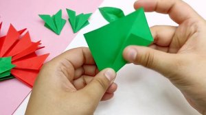 Paper flower / Гвоздика из бумаги лучший способ / Как сделать гвоздику из бумаги / Цветы из бумаги