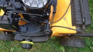 Brigss&Stratton 500E замена двигателя газонокосилки.