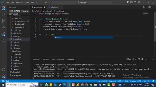 Django Admin, Update, Delete and Add Member| 8th Video смотреть онлайн