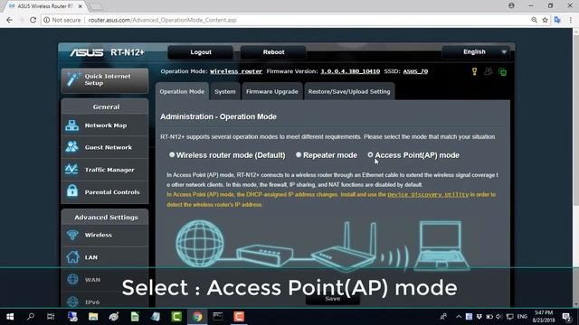 ASUS : How to set up Access Point mode | NETVN смотреть онлайн