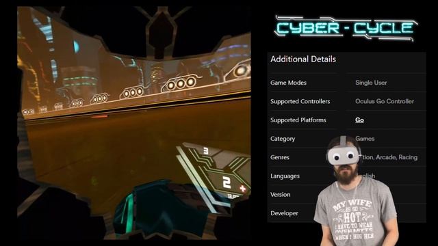 Philip Plays - Cyber Cycle Oculus Go Review смотреть онлайн