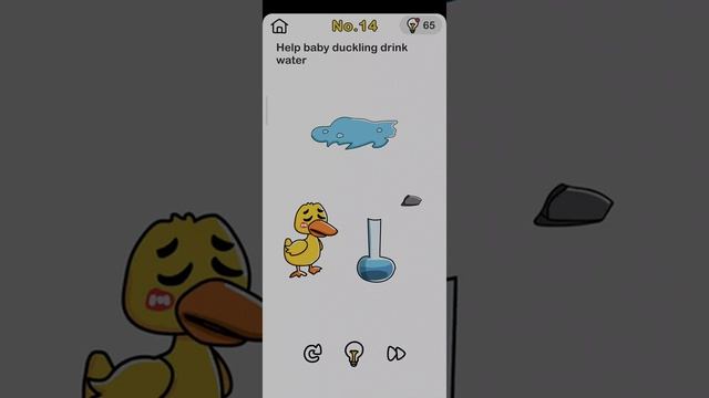 BRAIN OUT | LEVEL 14 | HELP BABY DUCKLING TO DRINK WATER | SHARP MIND | SOLUTION | BRAIN GAMES смотреть онлайн