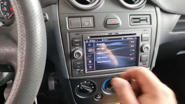 Ford Fiesta 2008 οθόνη Android 10 Digital iQ x202 by dousissound смотреть онлайн