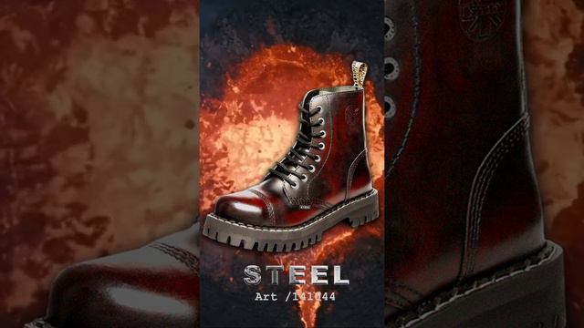 Ботинки STEEL на платформе Monster смотреть онлайн