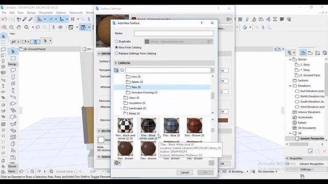 TUTORIAL HOW TO IMPORT MATERIALS AND TEXTURES IN ARCHICAD смотреть онлайн