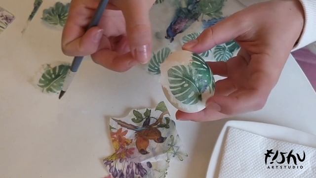 Декориране на яйца с Декупаж за Великден / Easter decoupage decoration смотреть онлайн