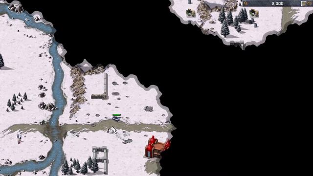 Command & Conquer Red Alert Allies Mission 3A : Dead End (North) Game Play смотреть онлайн