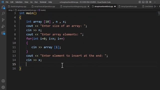 Array Operation - Insertion in Array in Data Structure - Array C++ Program - Coding With Clicks смотреть онлайн