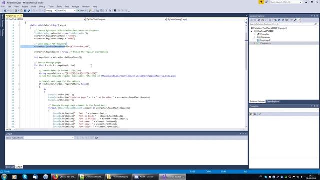PDF Extractor SDK - C# - Find Text (Regex) смотреть онлайн