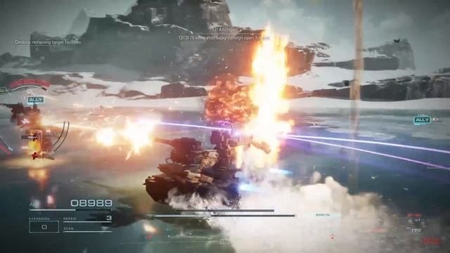 Armored Core VI Juggernaut and Balteus Boss Fight Gameplay Walkthrough смотреть онлайн