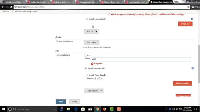 9 configuring ANT HOME in jenkins смотреть онлайн