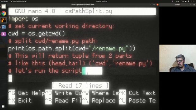 Python split path смотреть онлайн