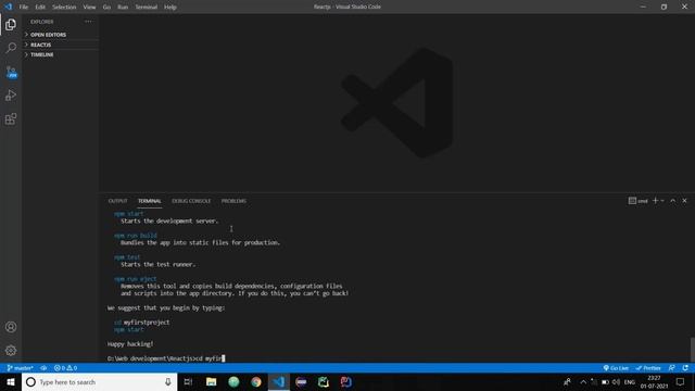 create-react-app | React JS | First Project смотреть онлайн