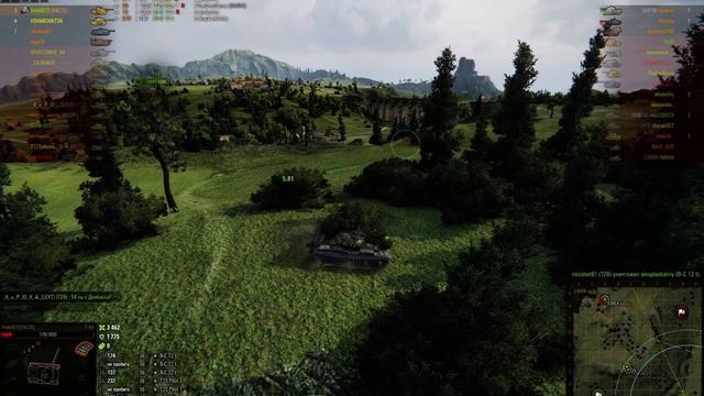 Т-54 просто бой (тяжко жить без пистолета))) смотреть онлайн