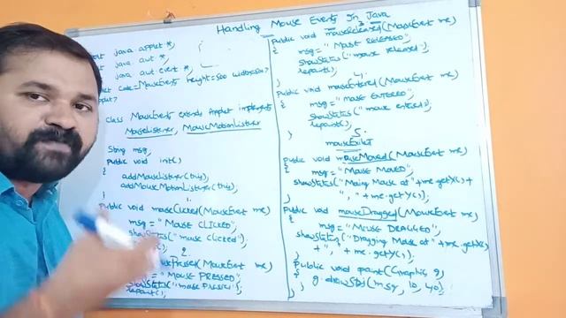 Handling Mouse Events In Java Programming || Event Handling смотреть онлайн