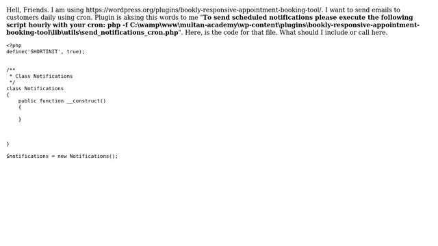 Wordpress: WordPress Cron Job in Bookly Plugin смотреть онлайн