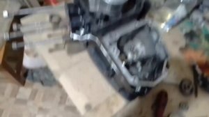 СОБРАЛ ДВИГАТЕЛЬ МИНСК 125 кафе-рейсер,сборка КПП ММВЗ 3.112
