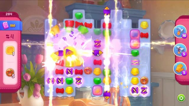 Homescapes 284 Super Hard Level - 15 moves - NO BooSTERS смотреть онлайн