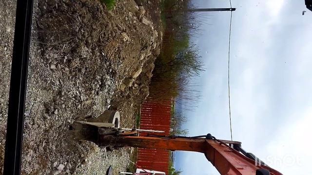 Мужская работа ,#копаем# траншею# ведем# комуникации# #work#for#men #Excovatory#machine