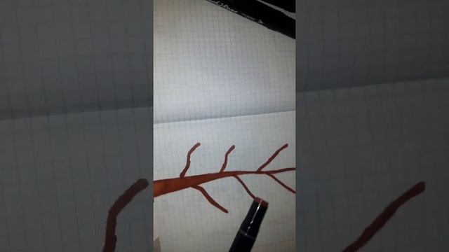 ?Рисую дерево маркерами Touch48pcs.? смотреть онлайн