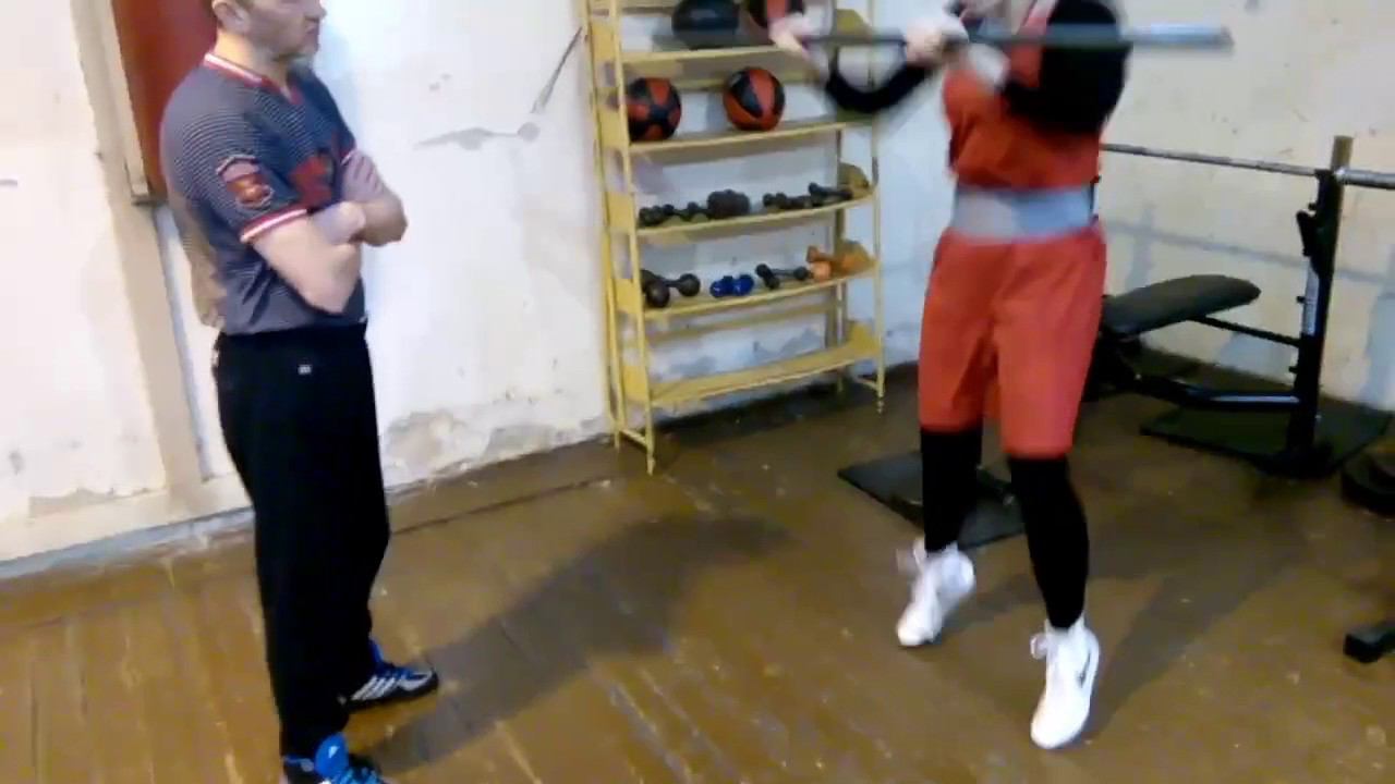 Бокс. Упражнения с грифом. смотреть онлайн