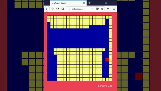 Perfect Snake Game - Patorjk Javascript Snake - 20x20 Kill Screen - 5:59:016 смотреть онлайн