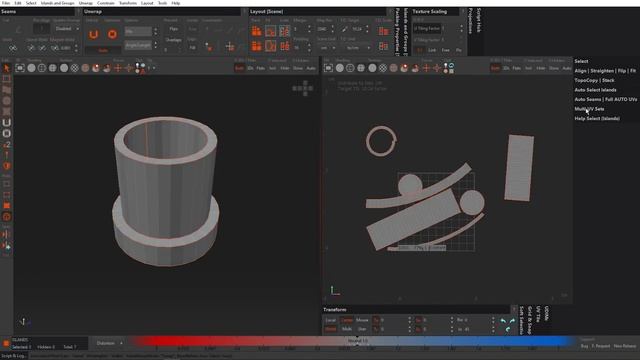 Развертка в RizomUV — Быстрый старт. Уроки на русском