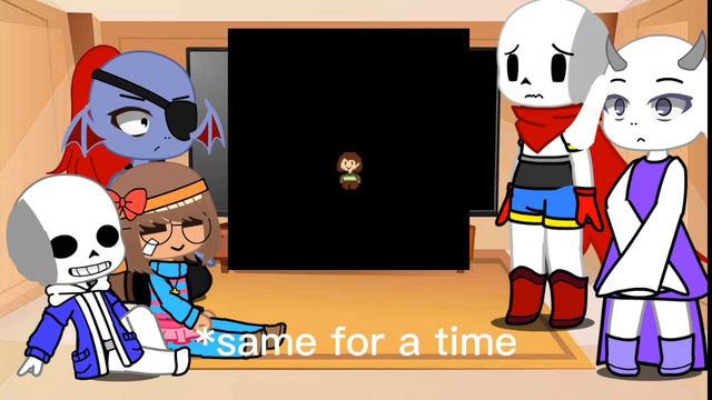 undertale react to..?( part 2 ) cap 1:a New timeline? смотреть онлайн