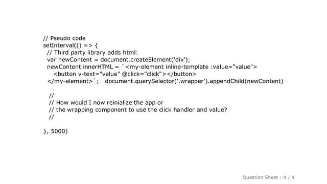 HTML : VueJs manipulate inline template and reinitialize it смотреть онлайн