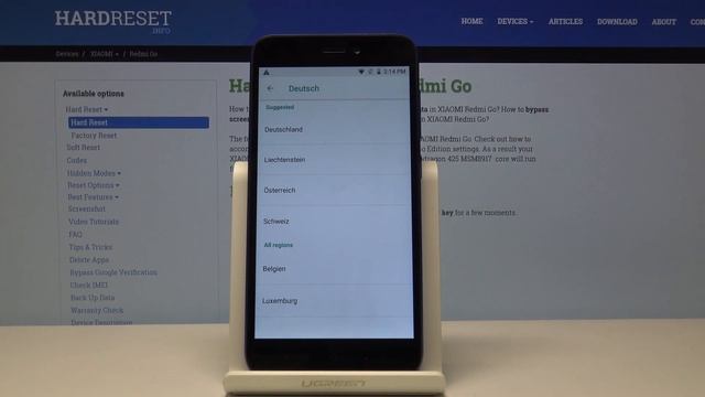 How to Change Language in XIAOMI Redmi Go - Language List смотреть онлайн