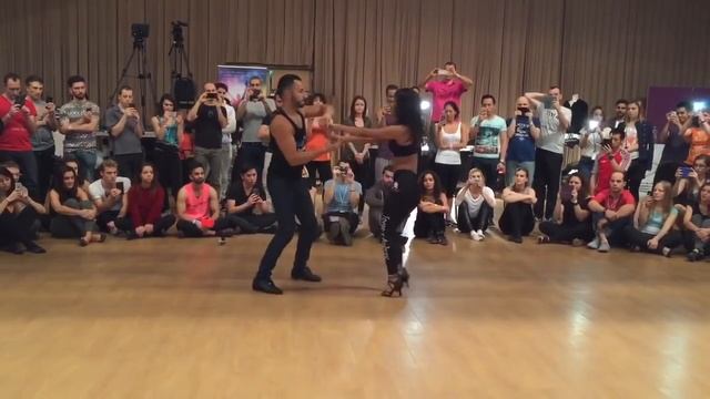 www.QueRicoDance.com Jorge Contreras & Aubrey Ares Paris Bachata Festival 2015 смотреть онлайн