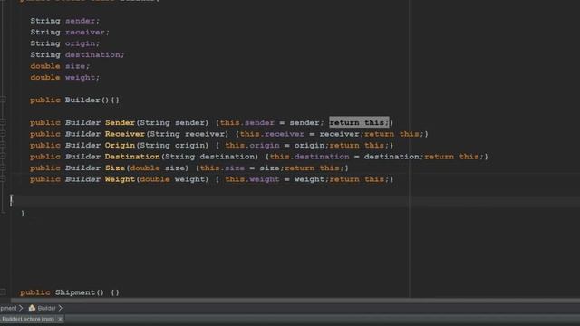 Java Writing the Builder Pattern Code In Arabic смотреть онлайн