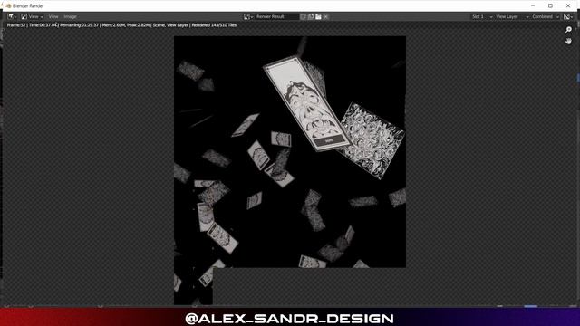 Переделываю превью для BOMBILAHAN по игре PHASMOPHOBIA | Photoshop | BLENDER |