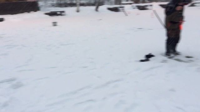 Ловля форели со льда . РК Фишка Липки . 7 декабря 2021г. смотреть онлайн