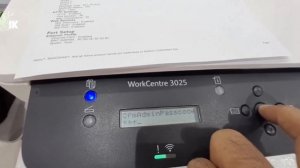 XEROX WORKCENTRE  3025 | reset and return to admin password | service  mode