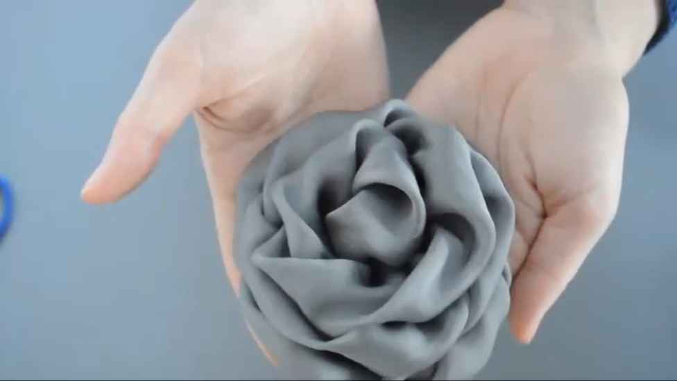 Мастер-класс цветы из ткани / Роза из ткани мастер-класс