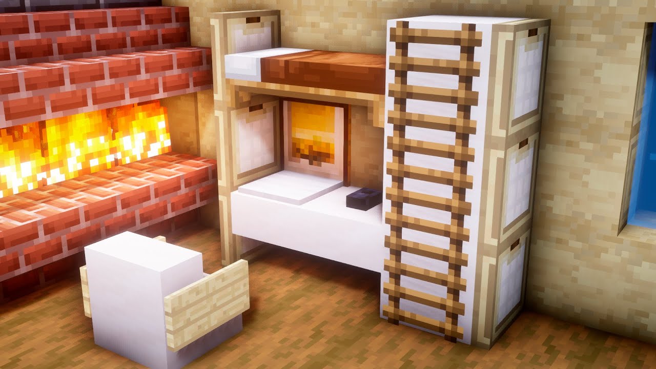 ДВУХЪЯРУСНАЯ КРОВАТЬ В МАЙНКРАФТ С КОМПЬЮТЕРОМ! смотреть онлайн