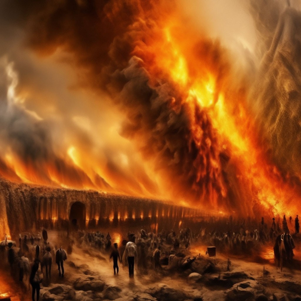 И пролил Господь на Содом и Гоморру дождём серу и огонь...Бытие гл.19