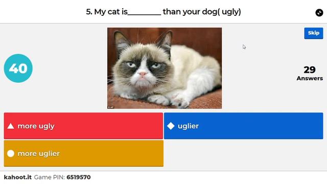 KAHOOT! ONLINE TOURNAMENT- 86-1 Present Continuous Tense, Comparatives, Irregular Verbs in S. Past смотреть онлайн