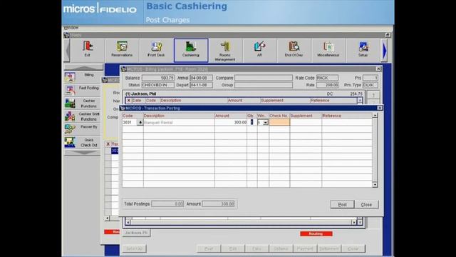 How to Post Bill to guest folio in Opera (বিল কীভাবে পোস্ট করবেন) смотреть онлайн