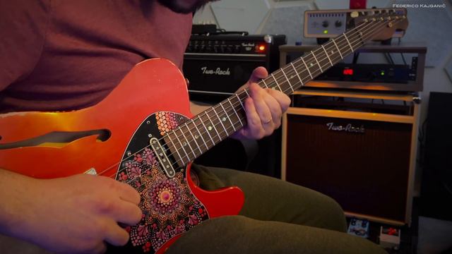 Lindy Fralin Blues Special Tele pickups on a Two Rock TS-1 amp смотреть онлайн