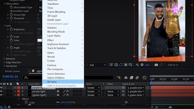 How To Animate The Light On The Infinity Gauntlet | Knoll Light Factory AE Tutorial смотреть онлайн