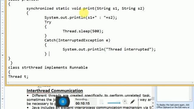 JAVA THREAD PRIORITY & Synchronized смотреть онлайн