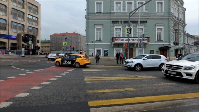 Москва. Прогулка по Большой Никитской улице 10.04.2019 смотреть онлайн