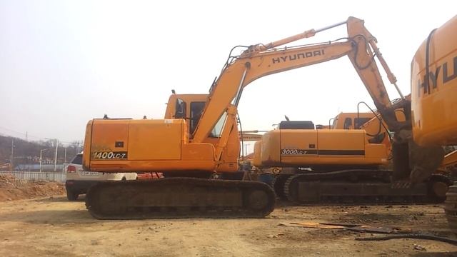 2003YEAR HYUNDAI ROBEX1400LC-7 USED EXCAVATOR LEADERS CONSTRUCTION MACHINERY